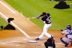 2008 MLB All-Star Game - Home Run Derby - Josh Hamilton makes contact